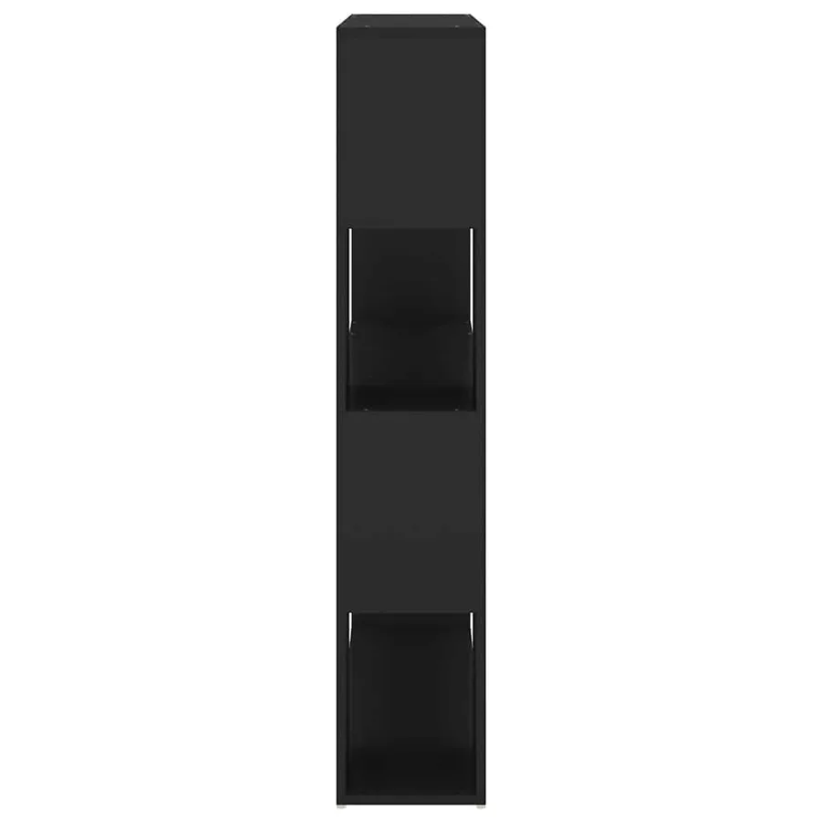Bibliothèque/Séparateur de pièce Noir 100x24x124 cm - 6