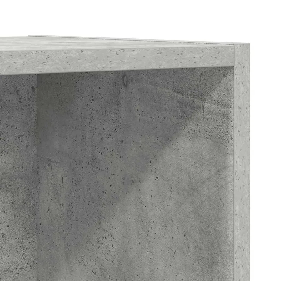 Meuble TV mural Gris béton 37x37x142,5 cm Bois d’ingénierie - 10