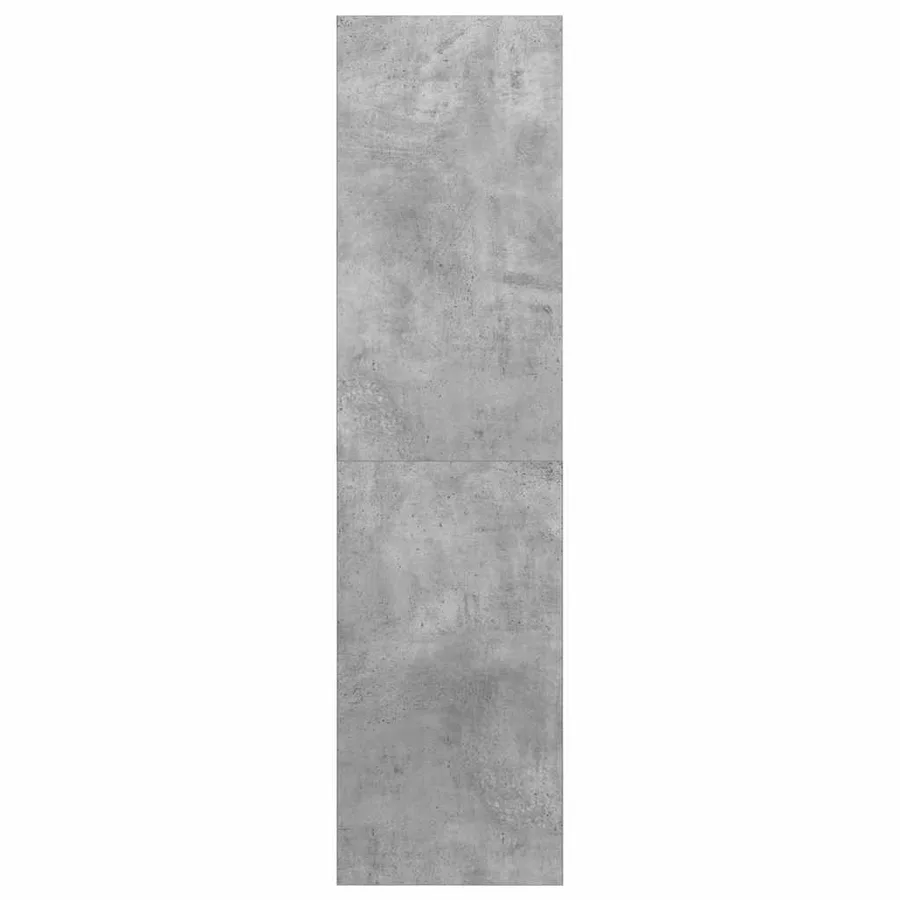 Meuble TV mural Gris béton 37x37x142,5 cm Bois d’ingénierie - 5