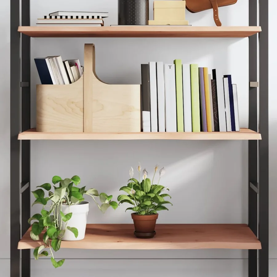 Étagère murale 100x50x2 cm bois de chêne massif non traité