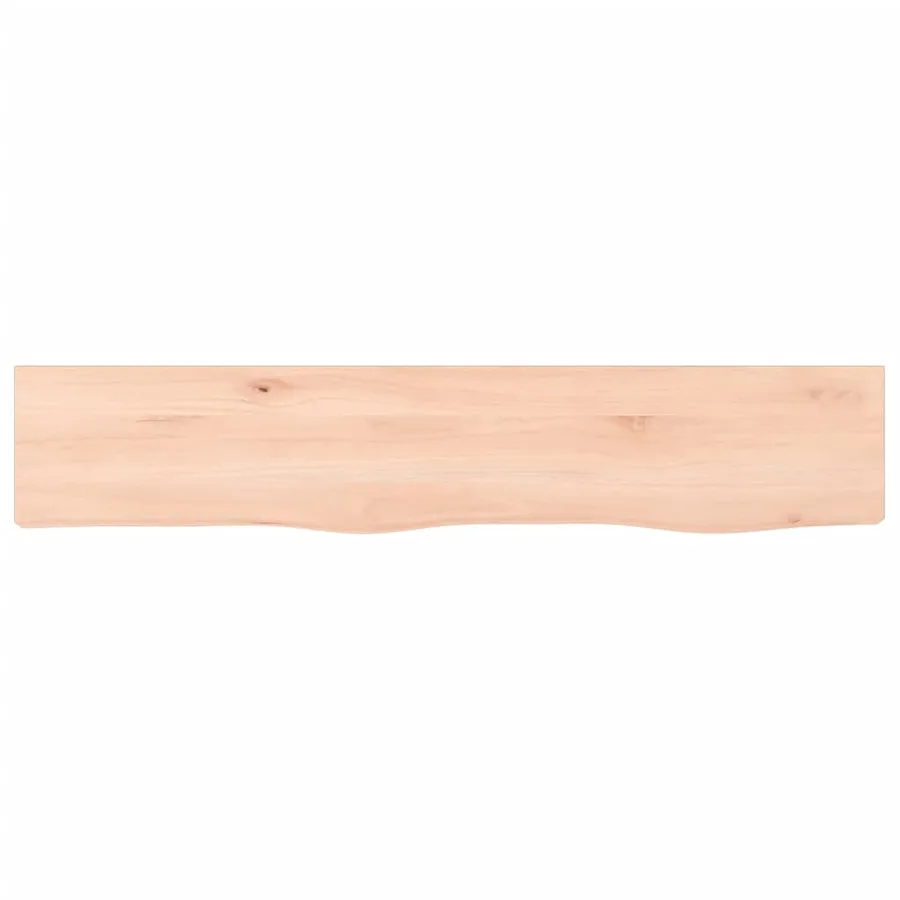 Étagère murale 100x20x4 cm bois de chêne massif non traité - 4