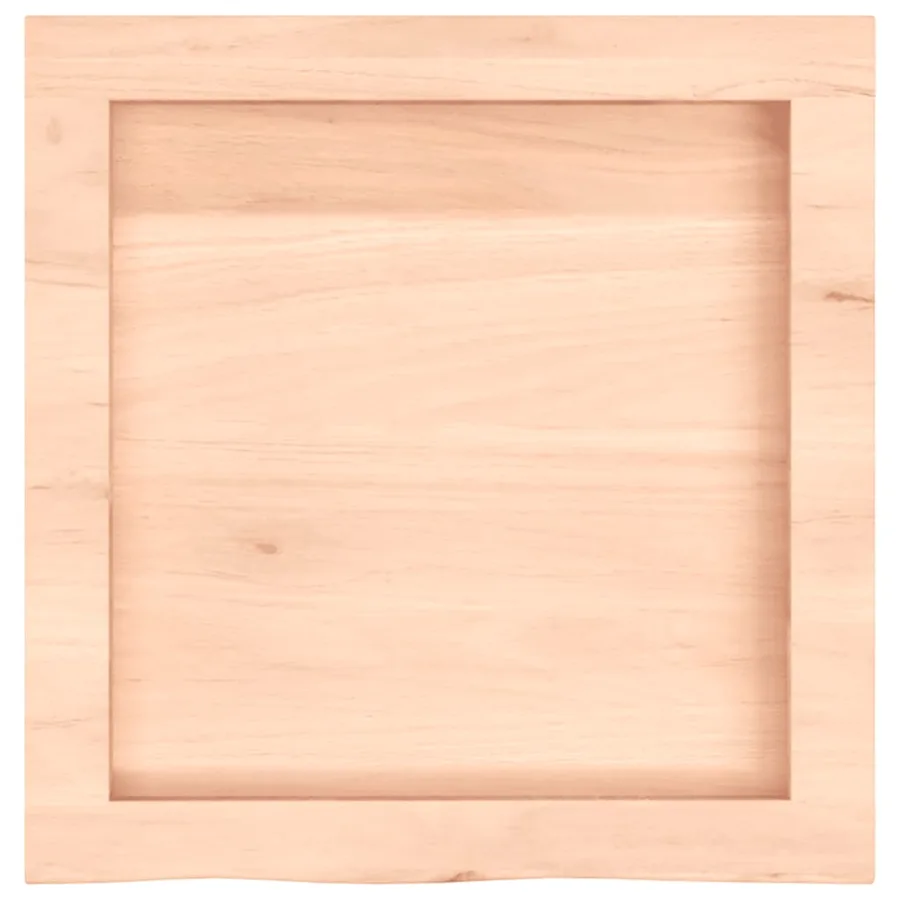 Étagère murale 40x40x(2-6)cm bois de chêne massif non traité - 5