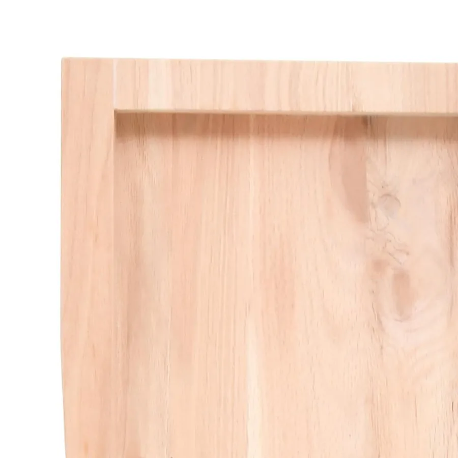 Étagère murale 40x40x(2-6)cm bois de chêne massif non traité - 7