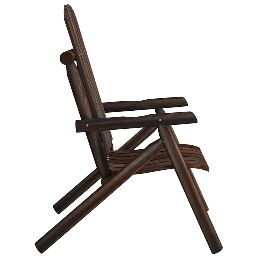 Chaise de jardin 68x86x103 cm bois massif d'épicéa - 4