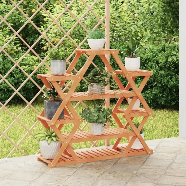 Support à fleurs 110x25x105 cm bois massif de sapin