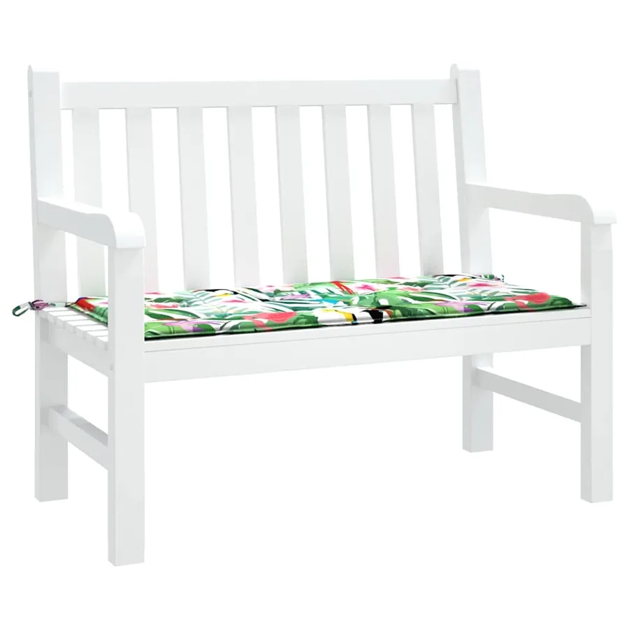 Coussin de banc de jardin multicolore 120x50x3 cm tissu oxford - 3