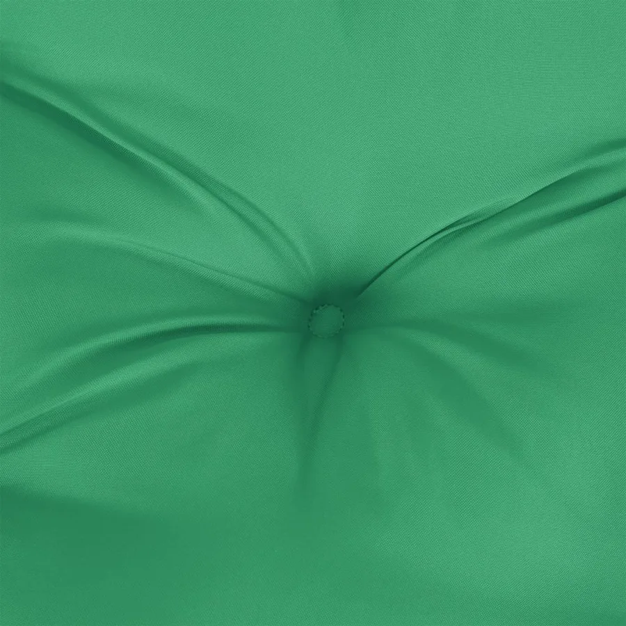 Coussins de palette lot de 2 vert tissu - 6