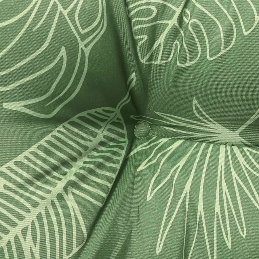 Coussin de palette motif de feuilles 80x80x12 cm tissu - 8