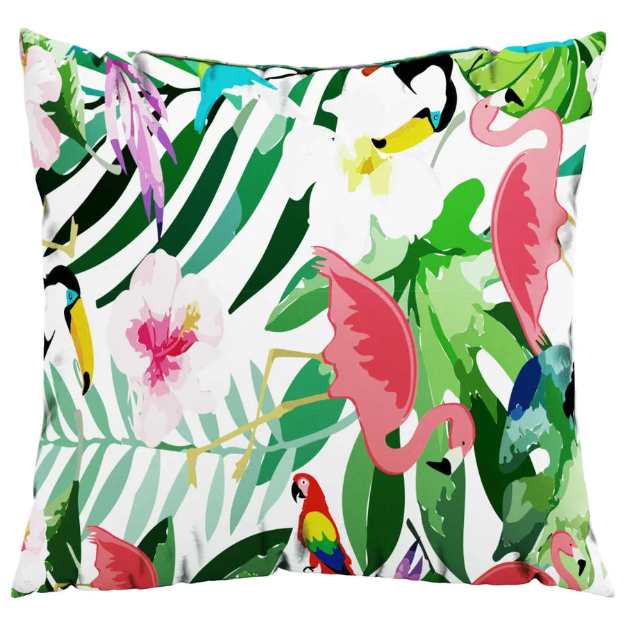 Coussins décoratifs lot de 4 Multicolore 60x60 cm Tissu - 3