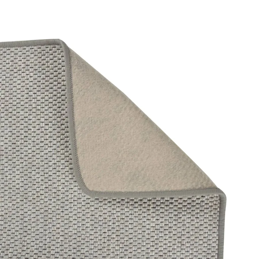 Tapis de couloir aspect sisal platina 80x250 cm - 4