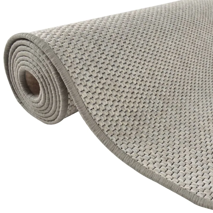 Tapis de couloir aspect sisal platina 80x250 cm - 5