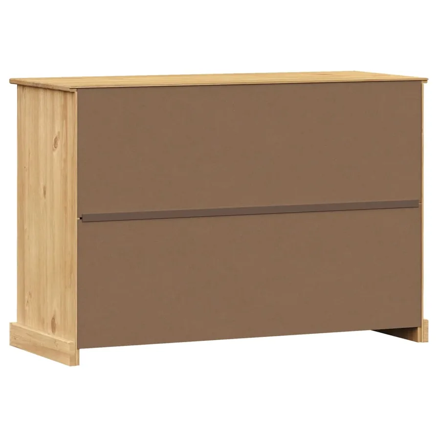 Buffet avec tiroirs VIGO 113x40x75 cm bois massif de pin - 7