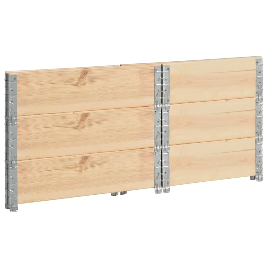 Jardinières surélevées 3 pcs 60x80 cm Bois de pin solide - 4