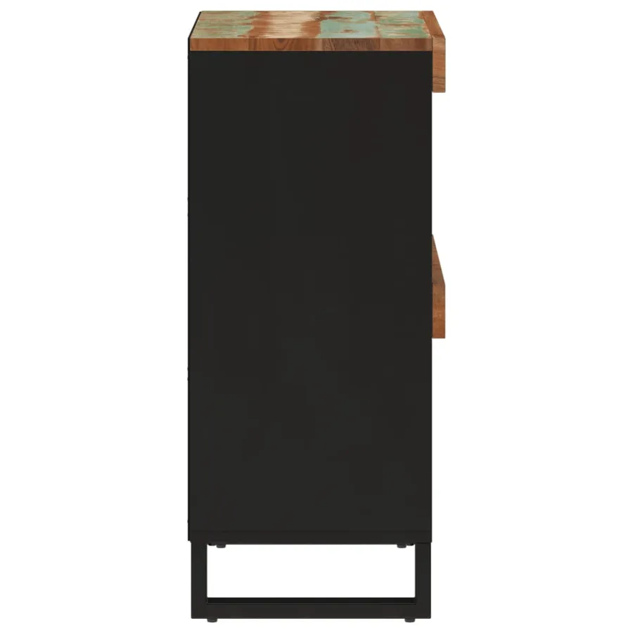 Armoire latérale 85x33x75 cm bois massif de récupération - 4