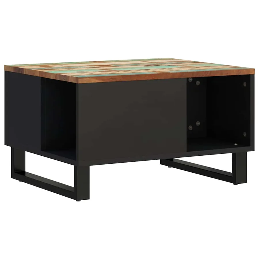 Table basse 60x50x35 cm bois de récupération massif - 2