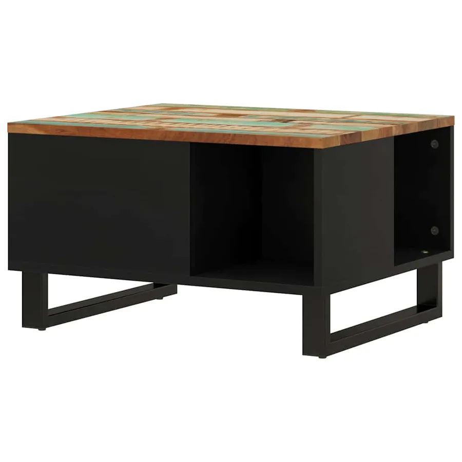 Table basse 60x50x35 cm bois de récupération massif - 5