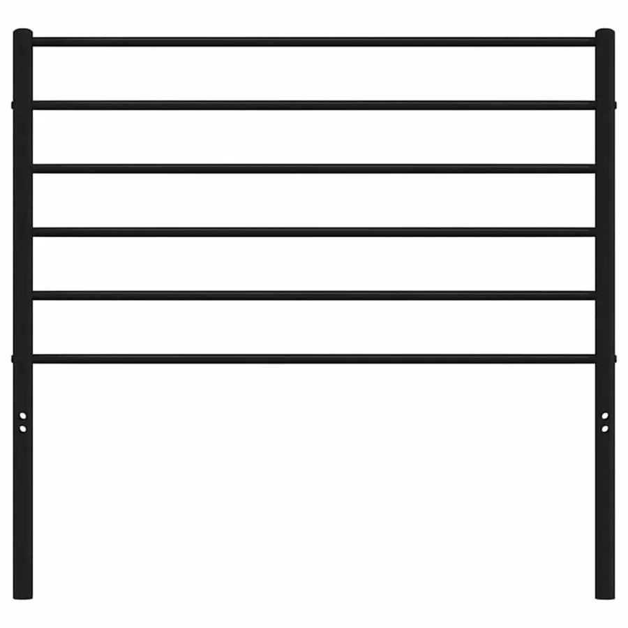 Tête de lit de remplacement métal noir 107 cm - 4