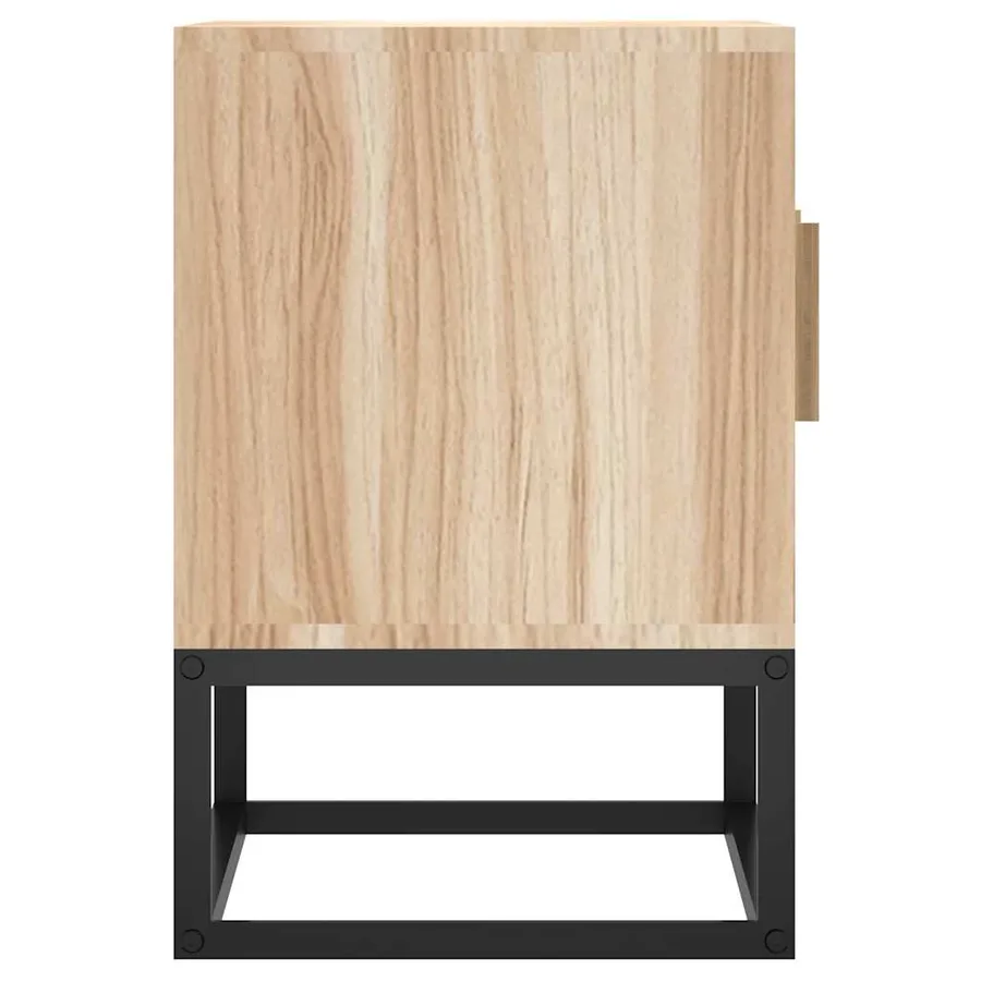 Meuble TV 105x30x45 cm bois d'ingénierie et fer - 6