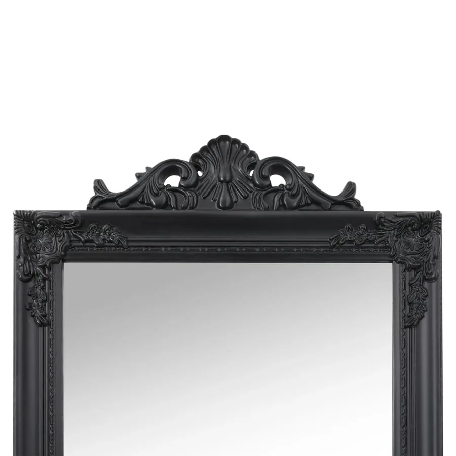 Miroir sur pied Noir 40x160 cm - 5