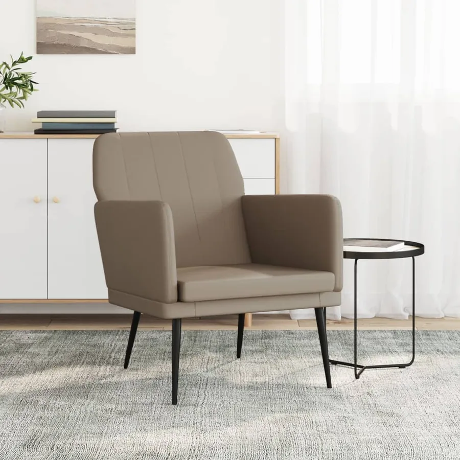 Fauteuil Cappuccino 61x78x80 cm Similicuir