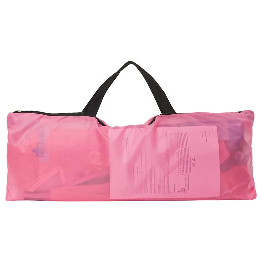Tente de jeu pour enfants avec 250 balles Rose 69x94x104 cm - 11