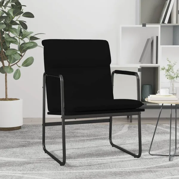 Chaise longue Noir 55x64x80 cm Similicuir