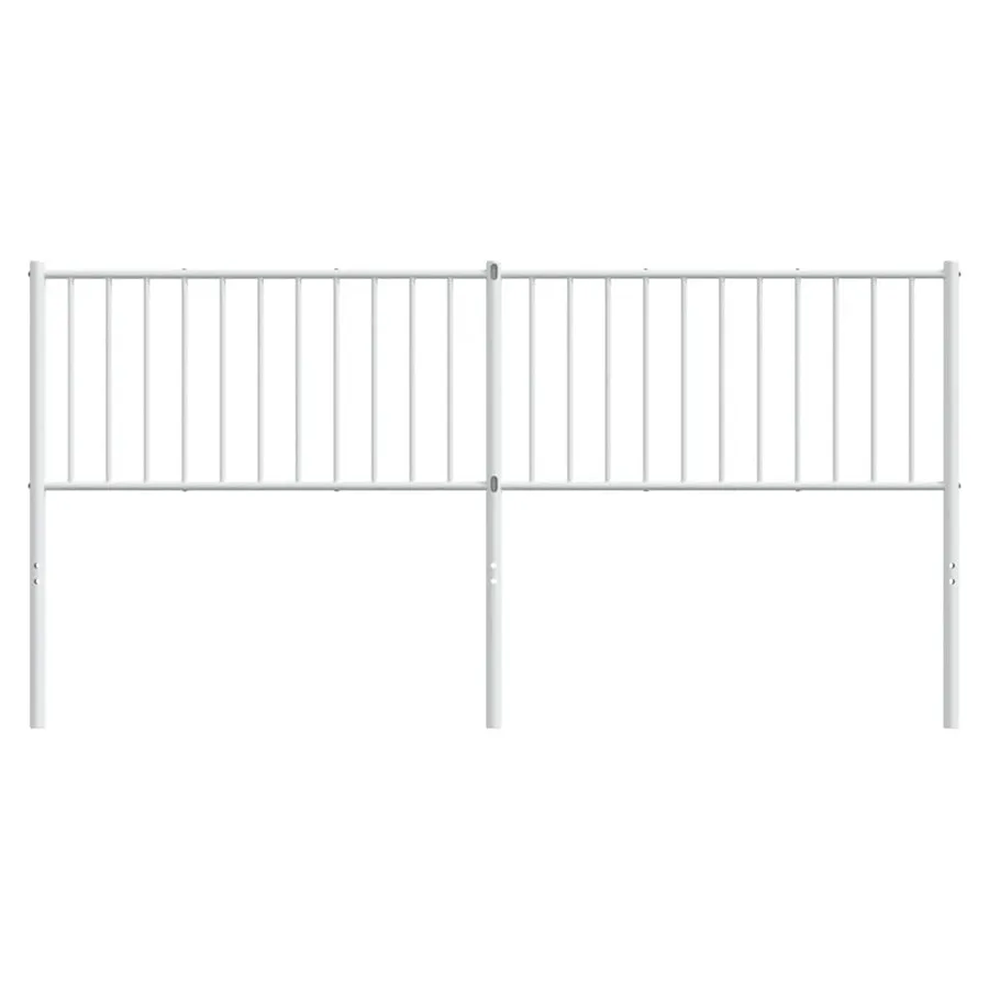 Tête de lit de remplacement métal blanc 180 cm - 3