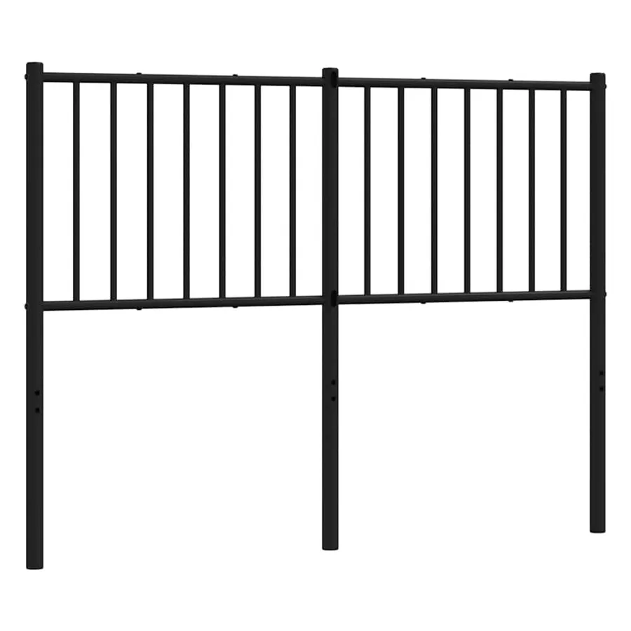 Tête de lit de remplacement métal noir 120 cm - 2