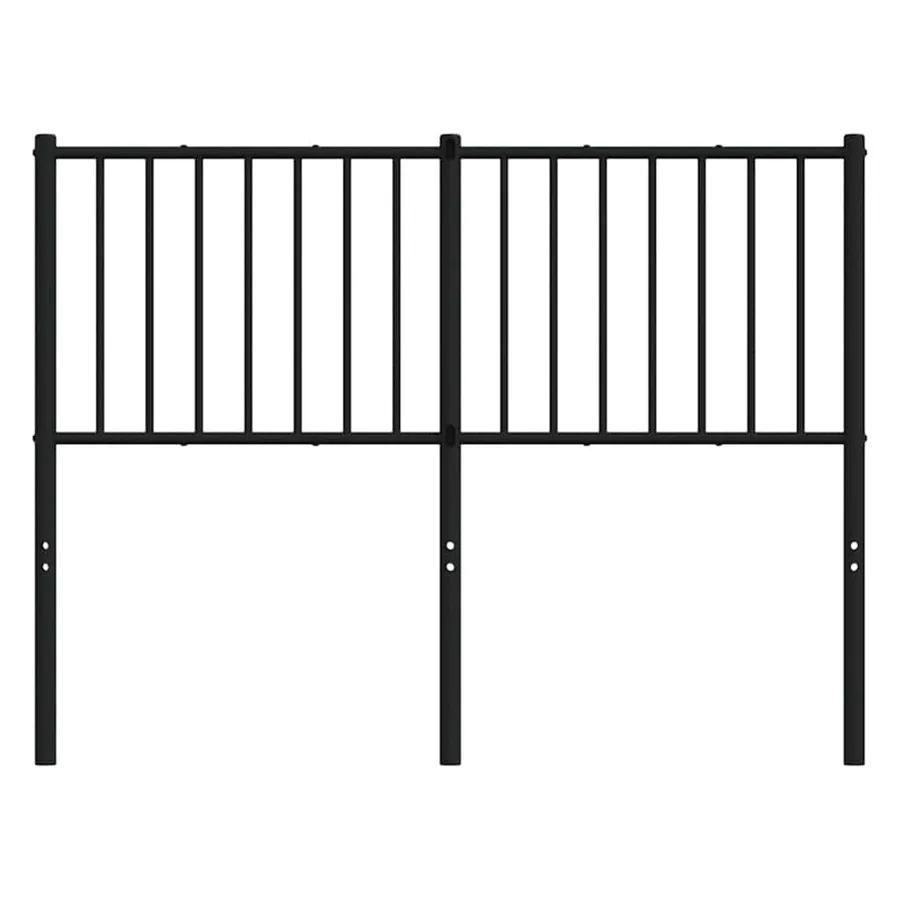 Tête de lit de remplacement métal noir 120 cm - 3
