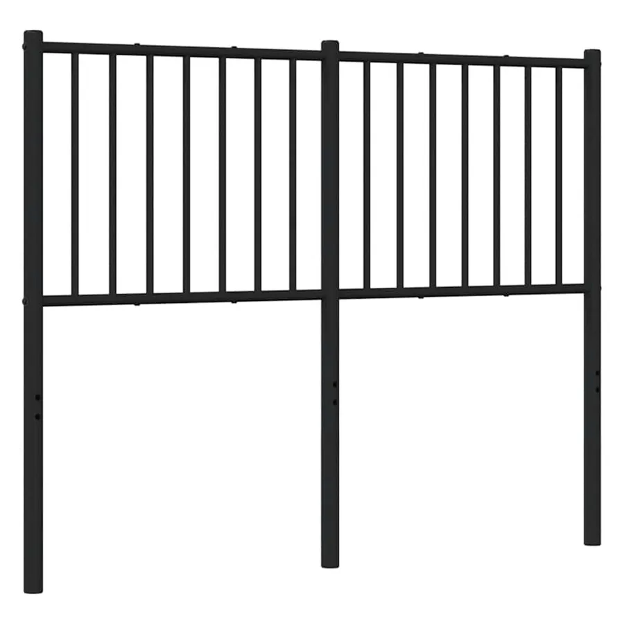 Tête de lit de remplacement métal noir 120 cm - 5