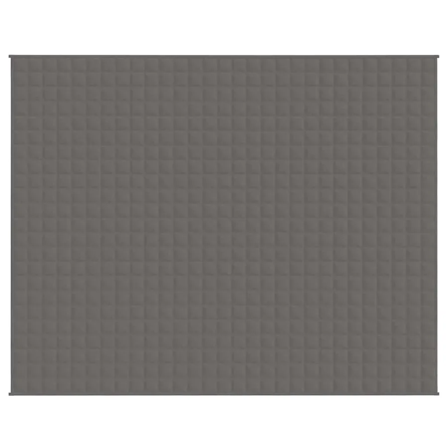 Couverture lestée Gris 235x290 cm 15 kg Tissu - 3