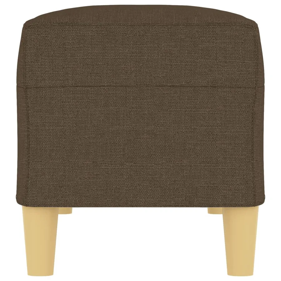 Banc Marron 100x35x41 cm Tissu - 4
