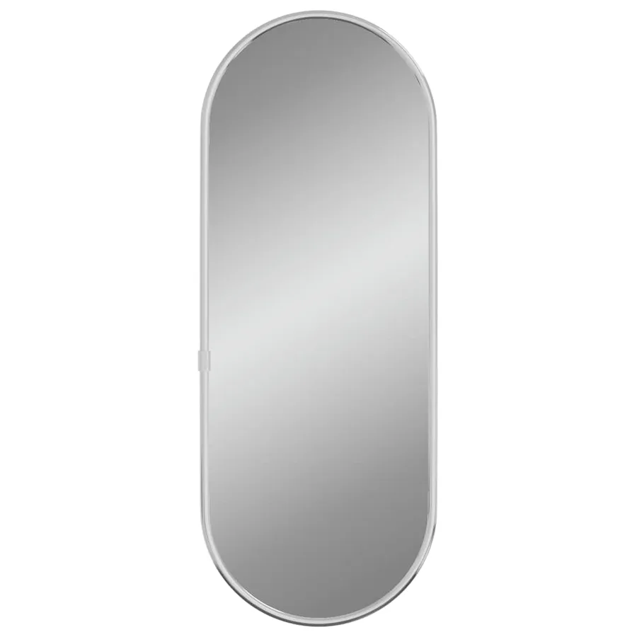Miroir mural Argenté 40x15 cm Ovale - 2