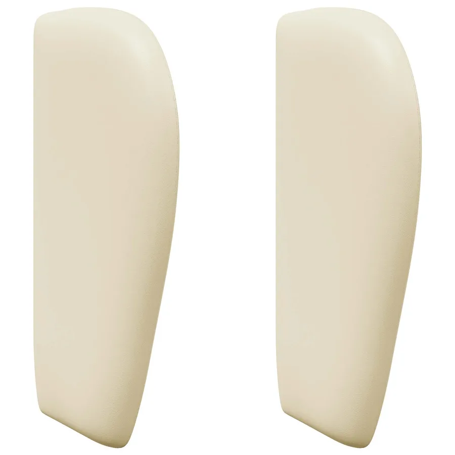 Oreille de tête de lit Crème 40 x 23 x 6 cm PVC - 2