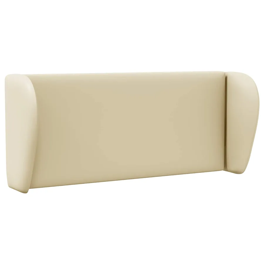 Oreille de tête de lit Crème 40 x 23 x 6 cm PVC - 3