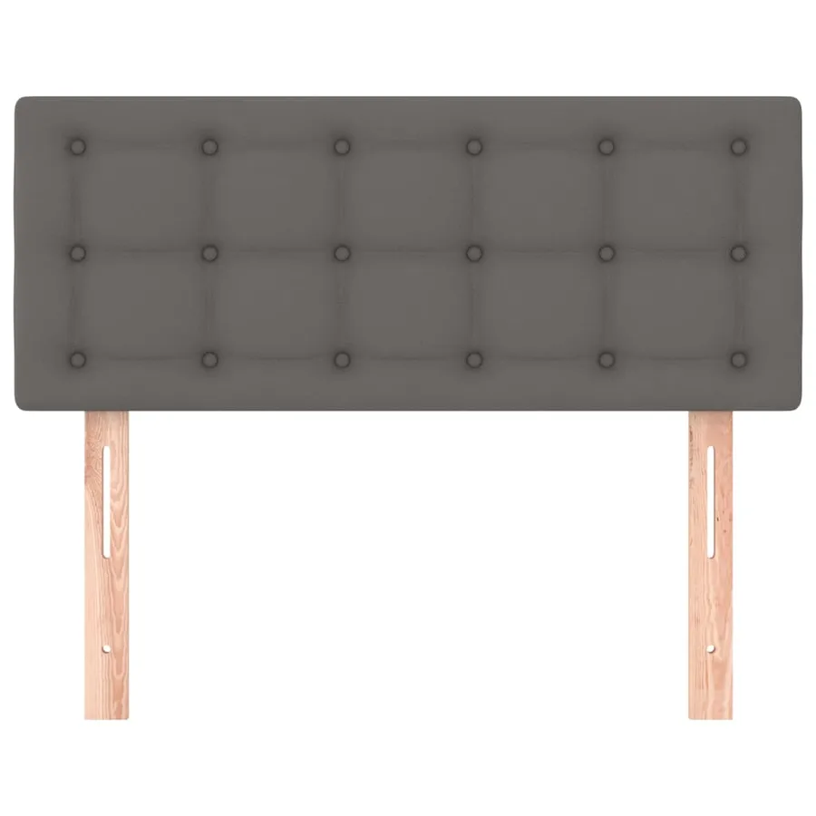 Tête de lit Gris 100x5x78/88 cm Similicuir - 3