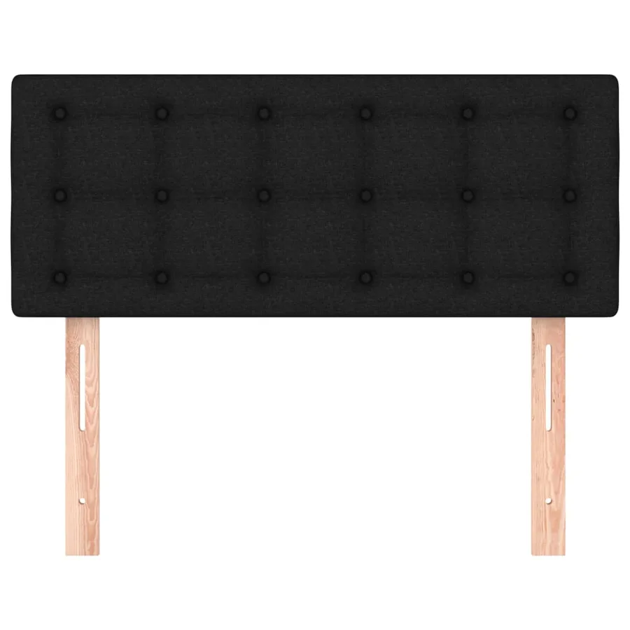 Tête de lit Noir 80x5x78/88 cm Tissu - 3