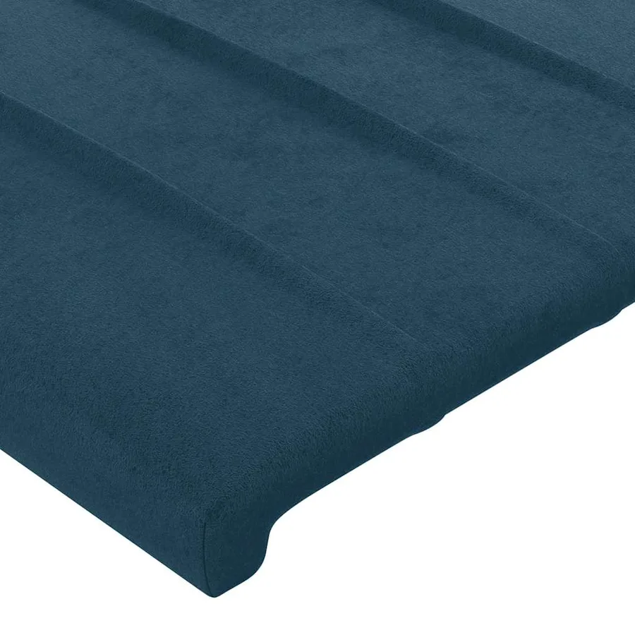Têtes de lit Bleu foncé 200 x 5 x 78/88 cm Velours - 4