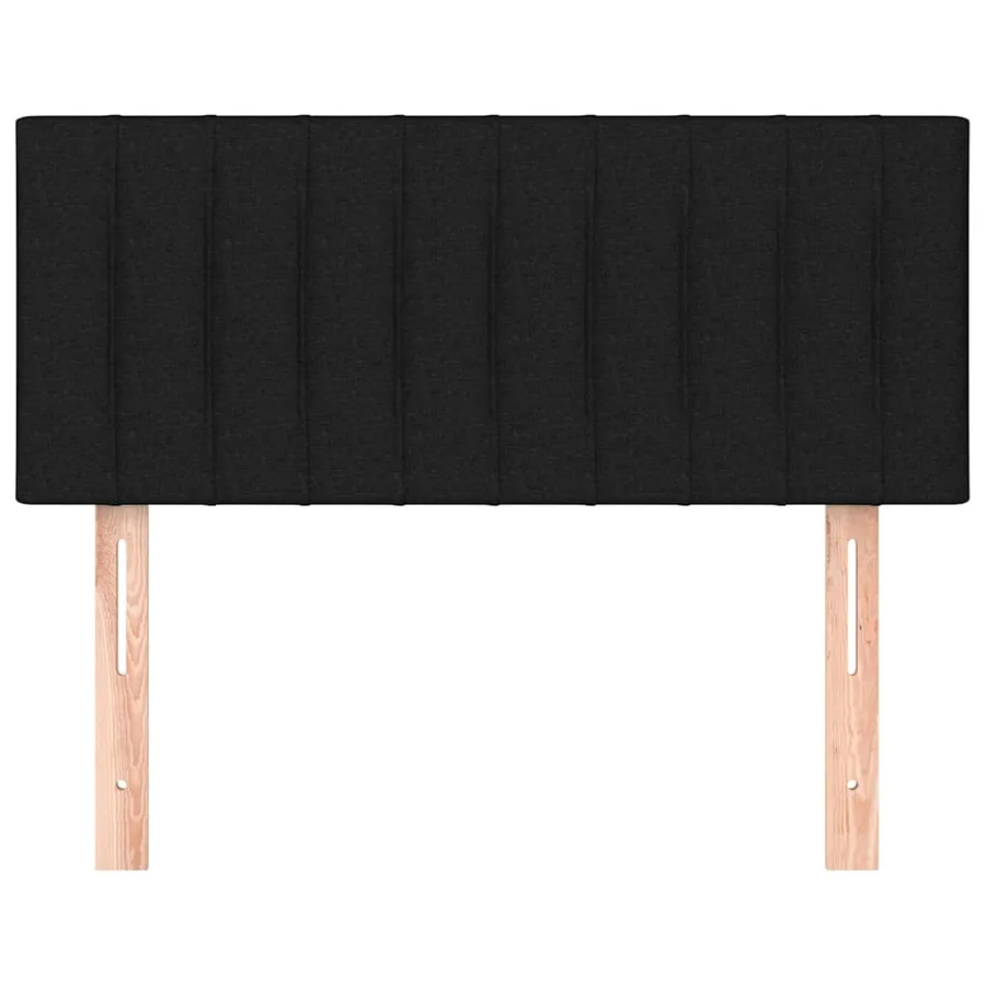 Tête de lit Noir 80x5x78/88 cm Tissu - 3