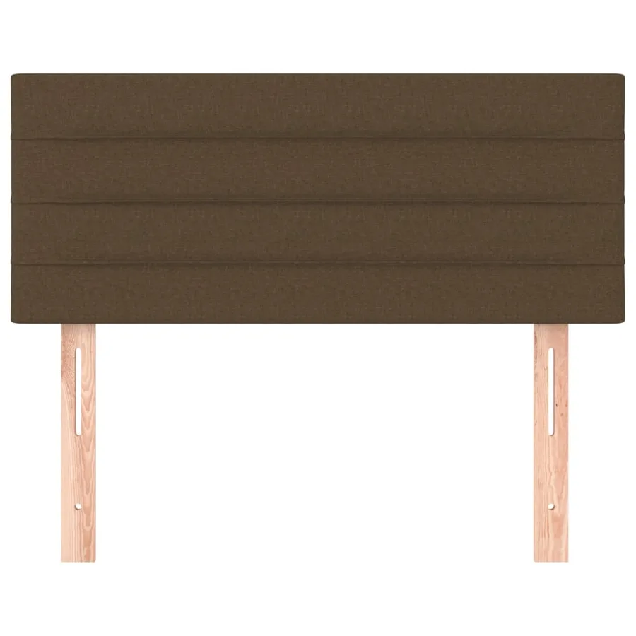 Tête de lit Marron Foncé 90x5x78/88 cm Tissu - 3