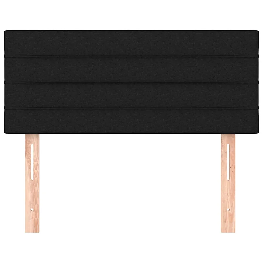 Tête de lit Noir 80x5x78/88 cm Tissu - 3