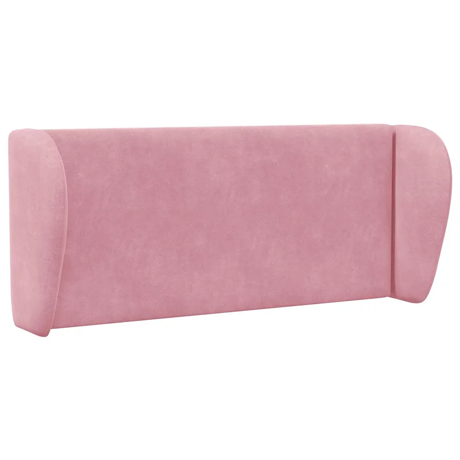 Oreille de tête de lit Rose 40 x 23 x 6 cm Velours - 3