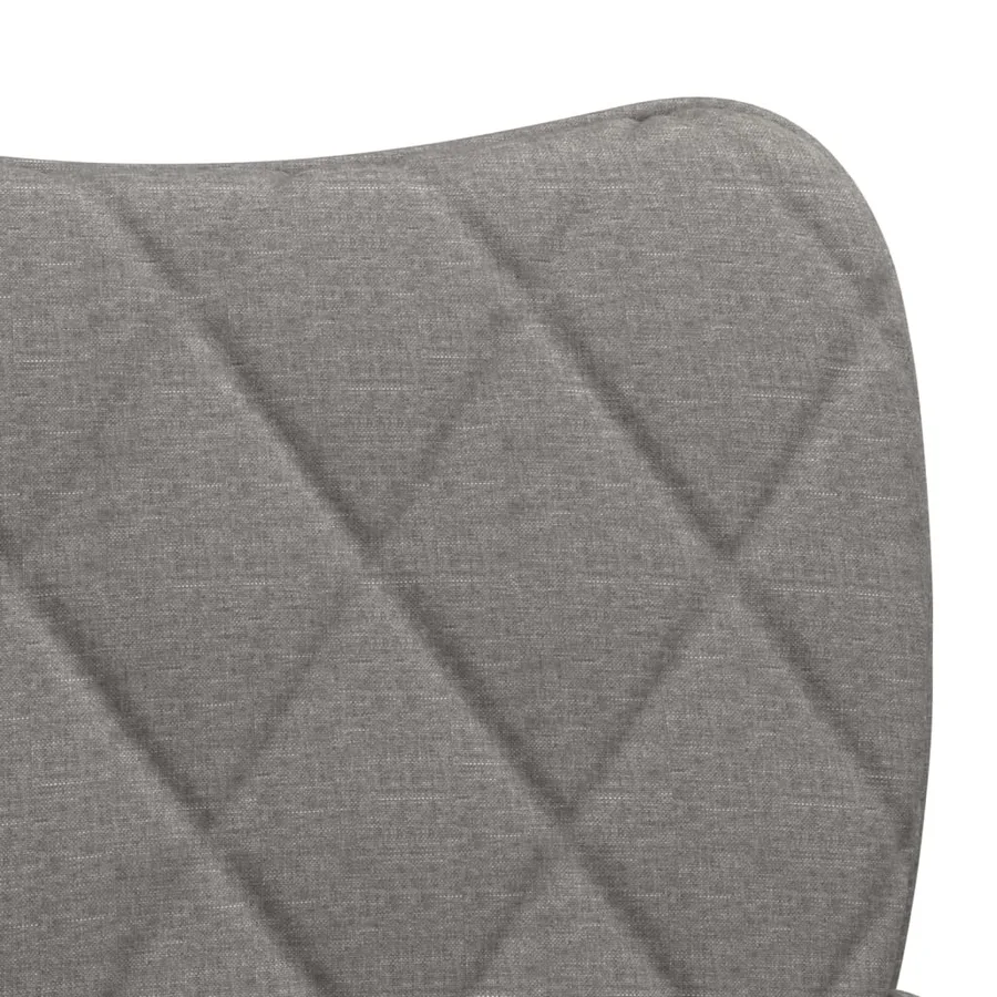 Chaises à manger lot de 2 gris clair tissu - 7