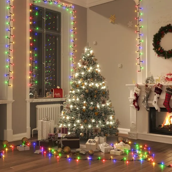 Guirlande LED compacte avec 400 LED Multicolores 13 m PVC