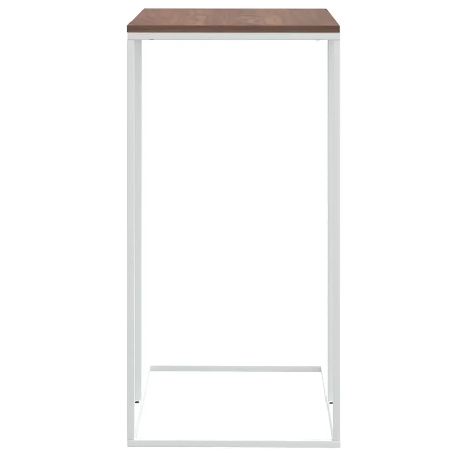 Table d'appoint Blanc 40x30x59 cm Bois d'ingénierie - 4