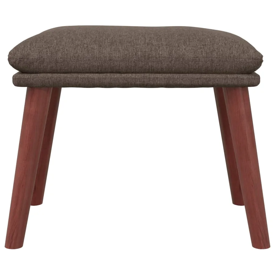 Repose-pied Taupe 45x29,5x35 cm Tissu - 3