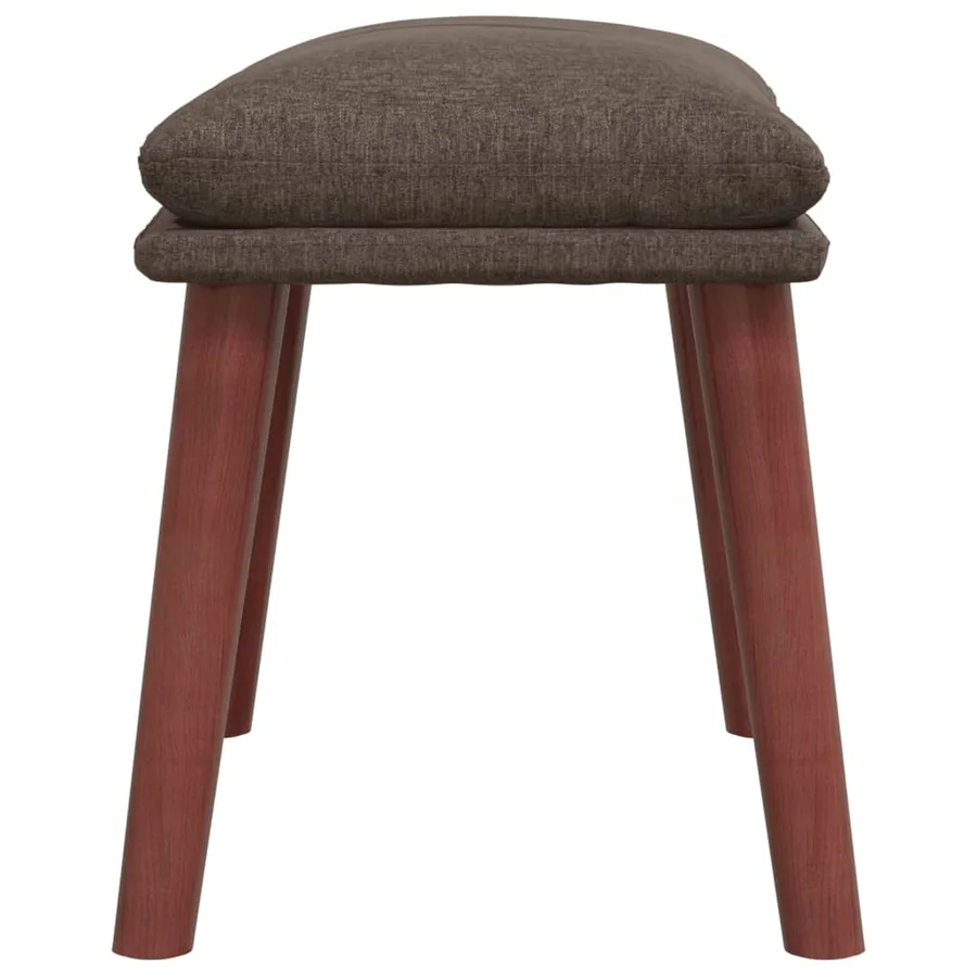 Repose-pied Taupe 45x29,5x35 cm Tissu - 4