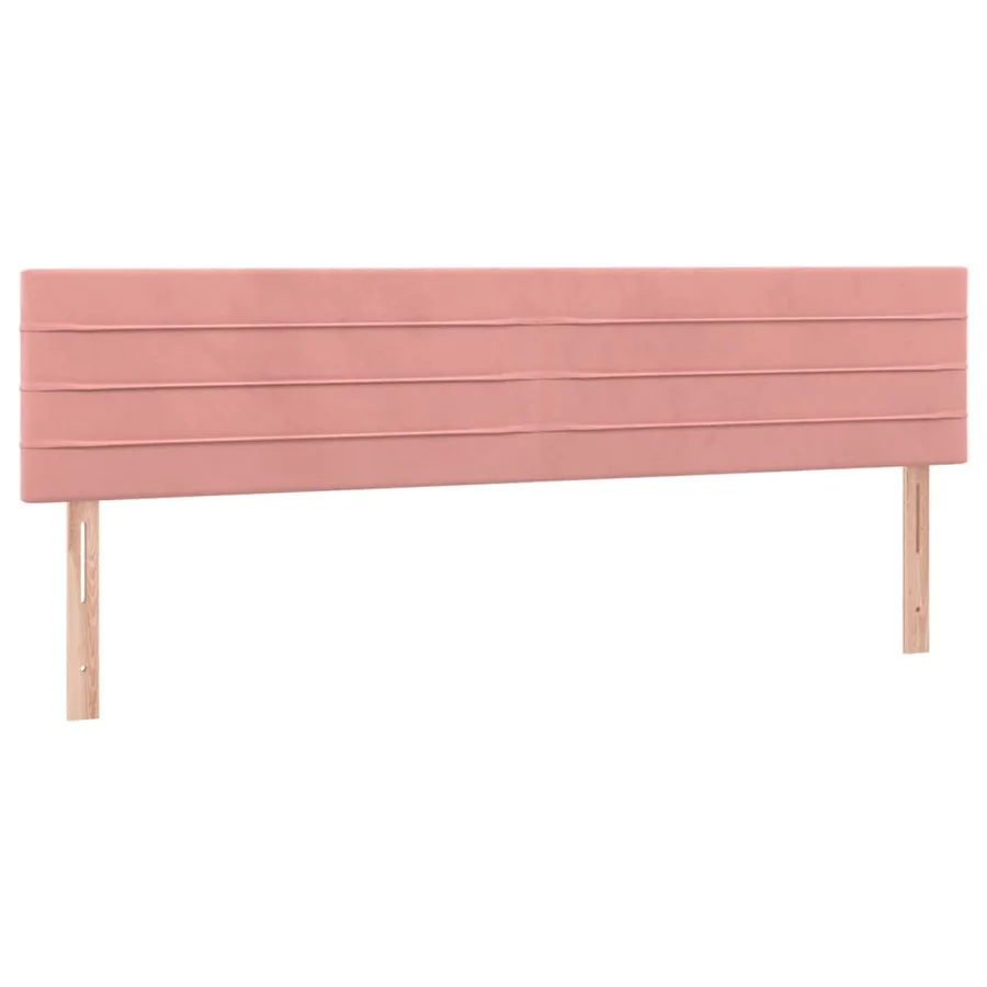 Sommier à lattes de lit avec matelas Rose 200x200 cm Velours - 6