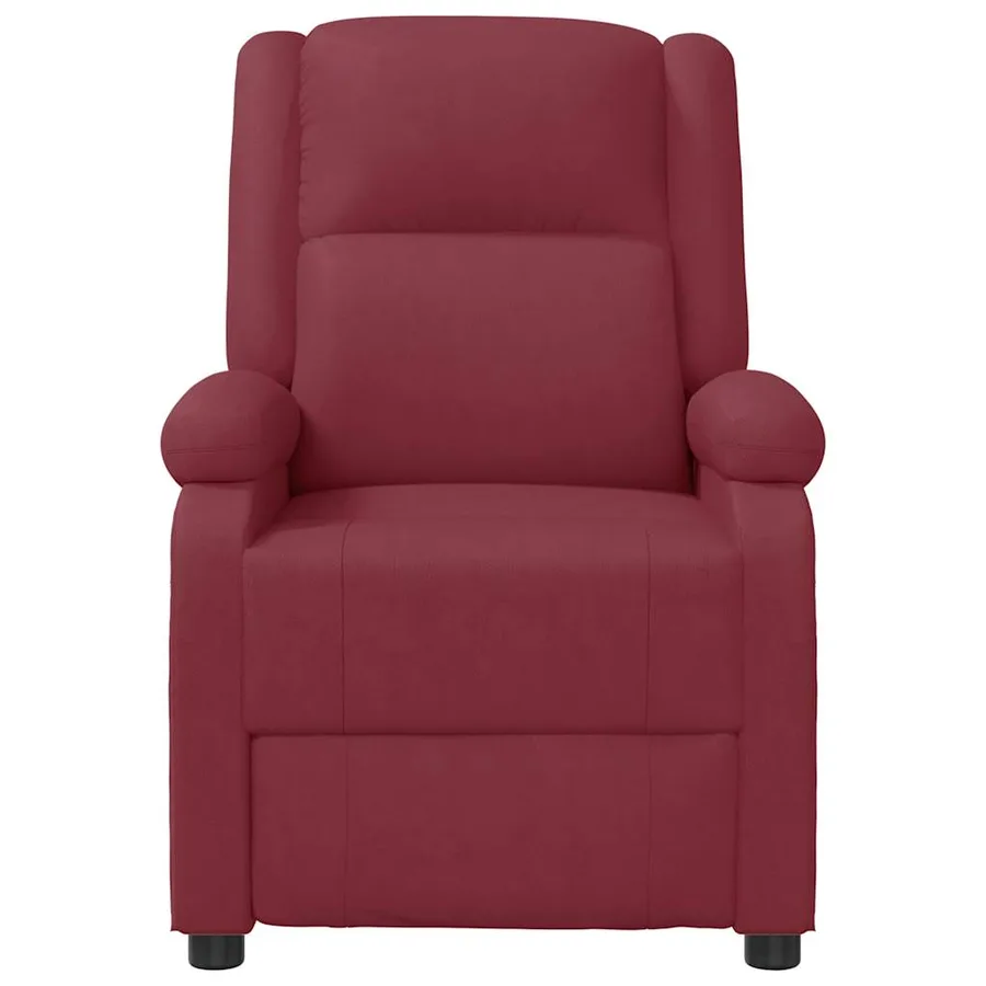 Fauteuil inclinable Rouge bordeaux Similicuir - 3