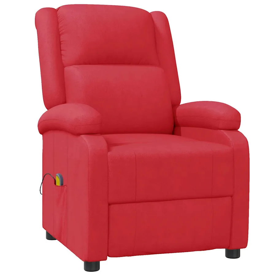 Fauteuil de massage Rouge Similicuir - 2